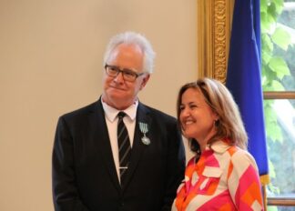 Dave Kehr Receives Insignia of Chevalier of the Order of Arts and Letters